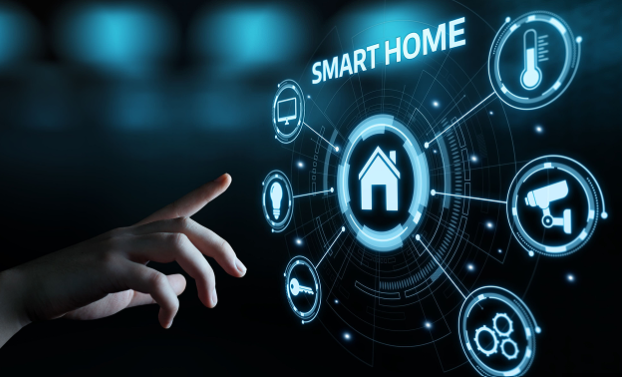 Smart home automation network connecting solar, security, and climate systems